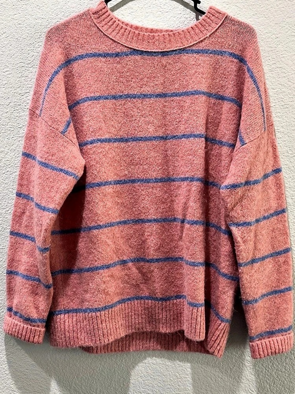 J.Crew Wide-sleeve alpaca-blend sweater in ombré stripe Ombré Stripe Sweater